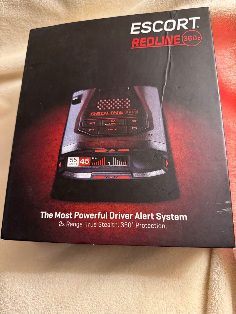 Redline 360c Radar Detector - Black/Red